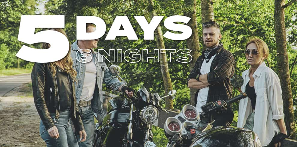 5 Day 6 Nights Motorbike Tour